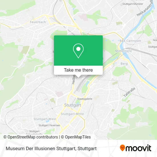Карта Museum Der Illusionen Stuttgart
