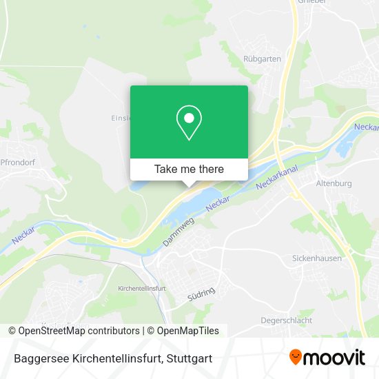 Baggersee Kirchentellinsfurt map
