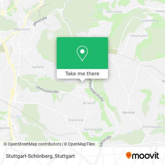 Карта Stuttgart-Schönberg
