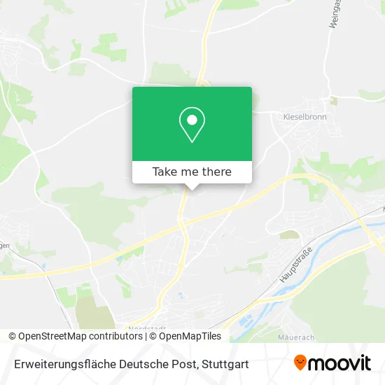 Карта Erweiterungsfläche Deutsche Post