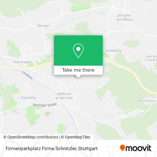 Firmenparkplatz Firma Schnitzler map