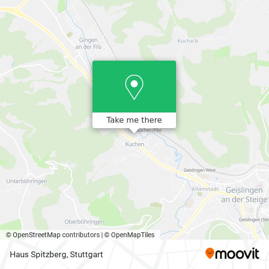 Haus Spitzberg map