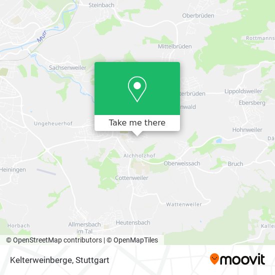 Kelterweinberge map