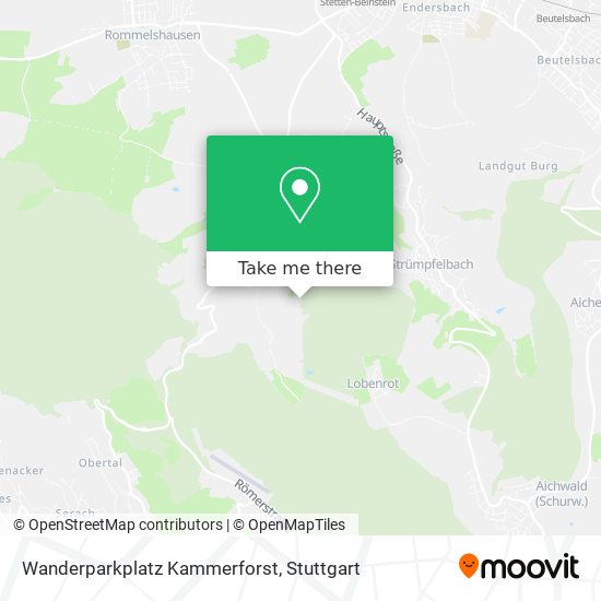 Wanderparkplatz Kammerforst map