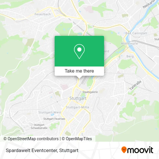 Карта Spardawelt Eventcenter