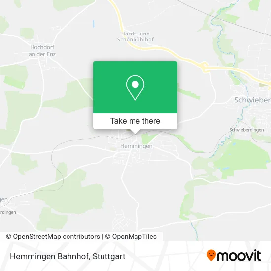 Карта Hemmingen Bahnhof