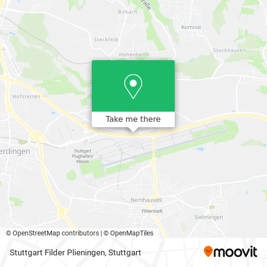 Карта Stuttgart Filder Plieningen