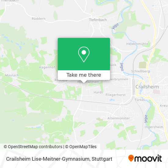 Crailsheim Lise-Meitner-Gymnasium map