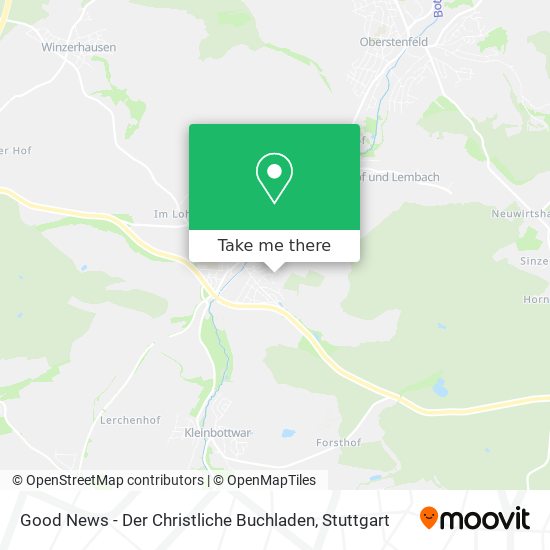 Карта Good News - Der Christliche Buchladen