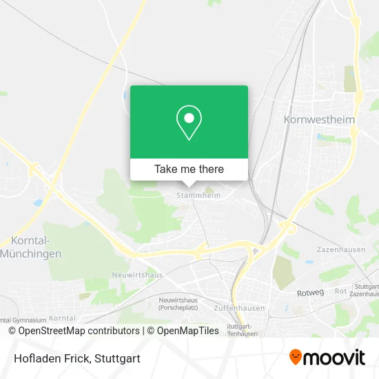 Карта Hofladen Frick