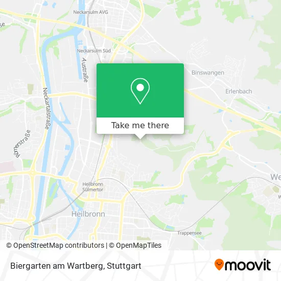 Карта Biergarten am Wartberg