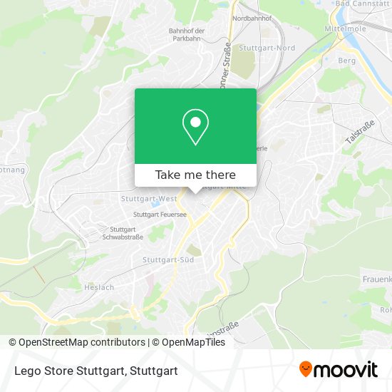 Lego Store Stuttgart map