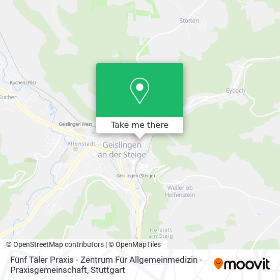 Fünf Täler Praxis - Zentrum Für Allgemeinmedizin - Praxisgemeinschaft map