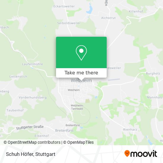 Schuh Höfer map