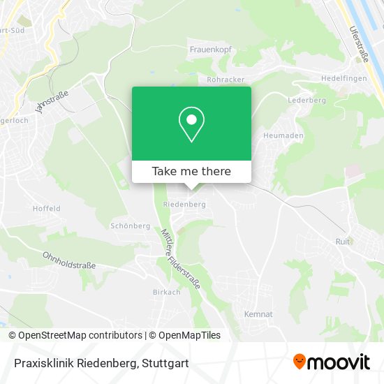 Praxisklinik Riedenberg map