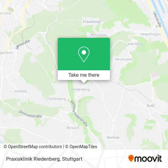 Карта Praxisklinik Riedenberg