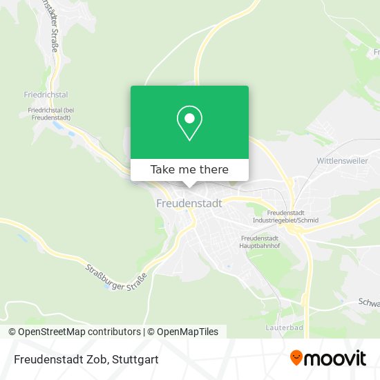 Freudenstadt Zob map