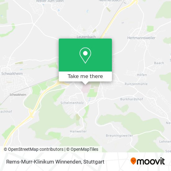 Rems-Murr-Klinikum Winnenden map