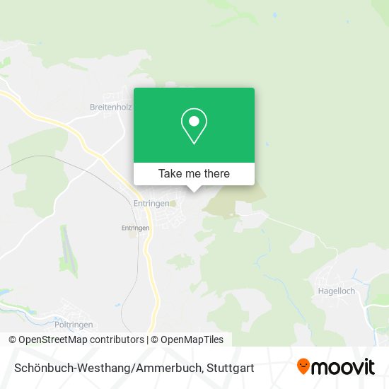Schönbuch-Westhang/Ammerbuch map