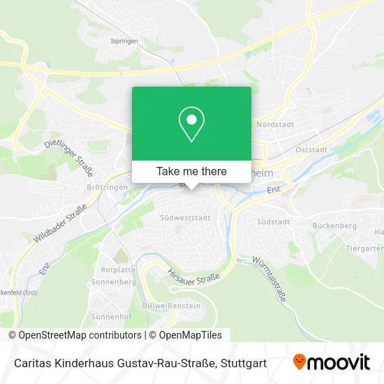 Карта Caritas Kinderhaus Gustav-Rau-Straße