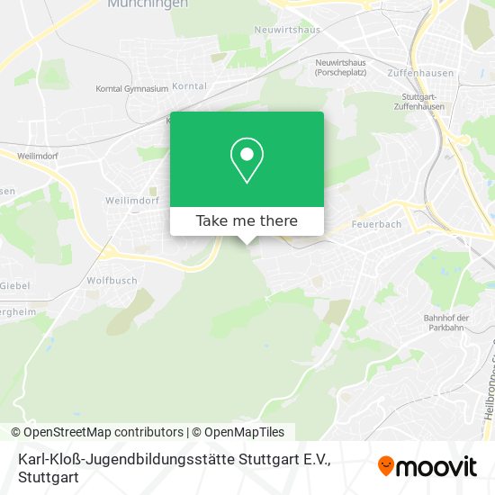 Karl-Kloß-Jugendbildungsstätte Stuttgart E.V. map