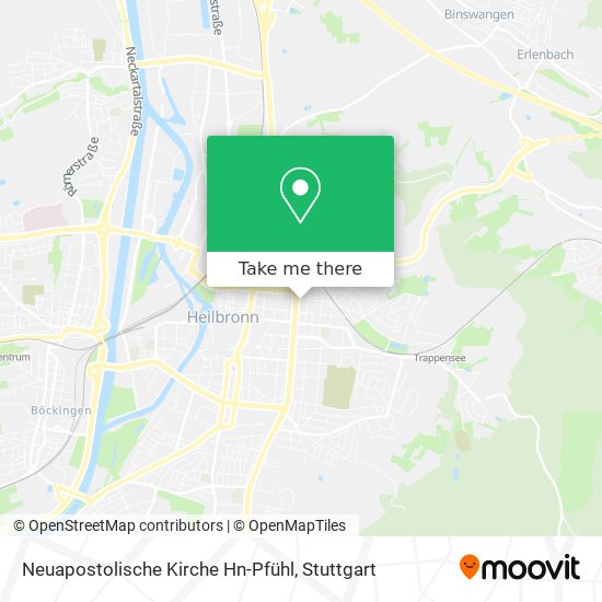 Neuapostolische Kirche Hn-Pfühl map