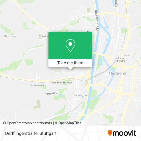 Карта Derfflingerstraße