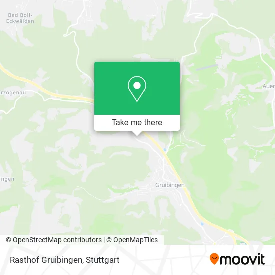 Карта Rasthof Gruibingen