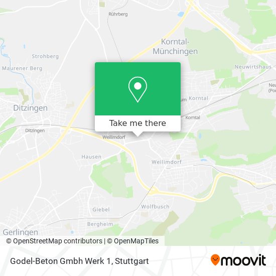 Godel-Beton Gmbh Werk 1 map