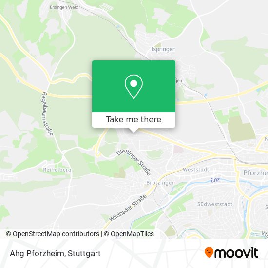 Ahg Pforzheim map