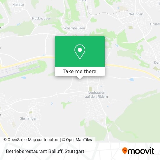 Betriebsrestaurant Balluff map