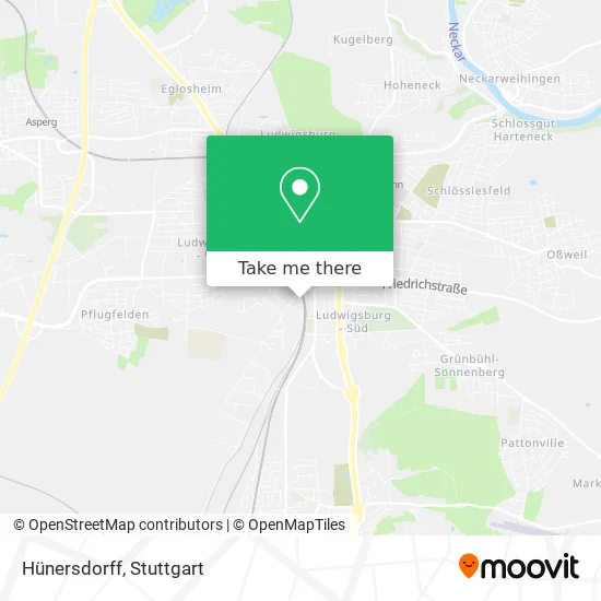 Карта Hünersdorff