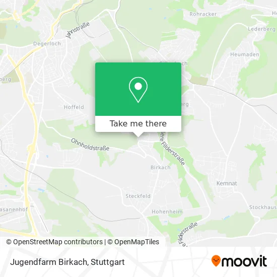 Карта Jugendfarm Birkach