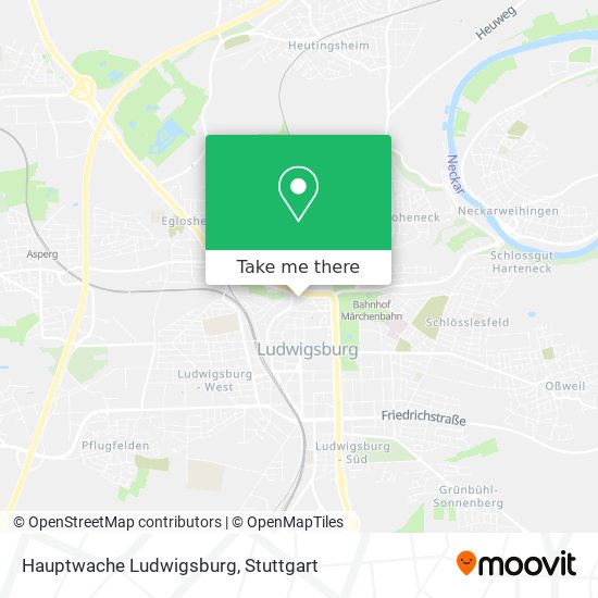 Hauptwache Ludwigsburg map