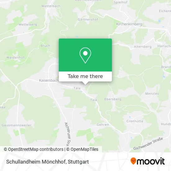 Карта Schullandheim Mönchhof