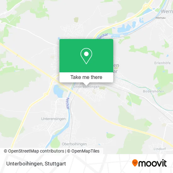 Карта Unterboihingen