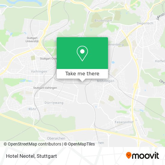 Hotel Neotel map