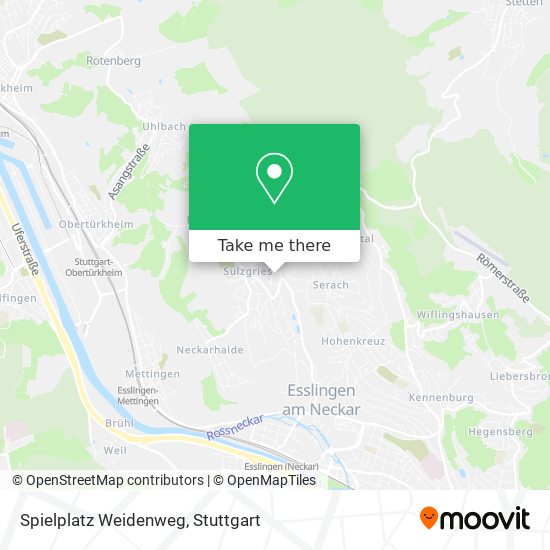 Spielplatz Weidenweg map