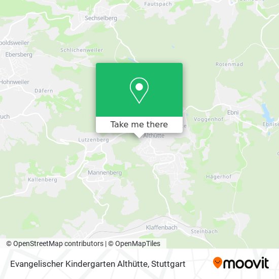 Evangelischer Kindergarten Althütte map