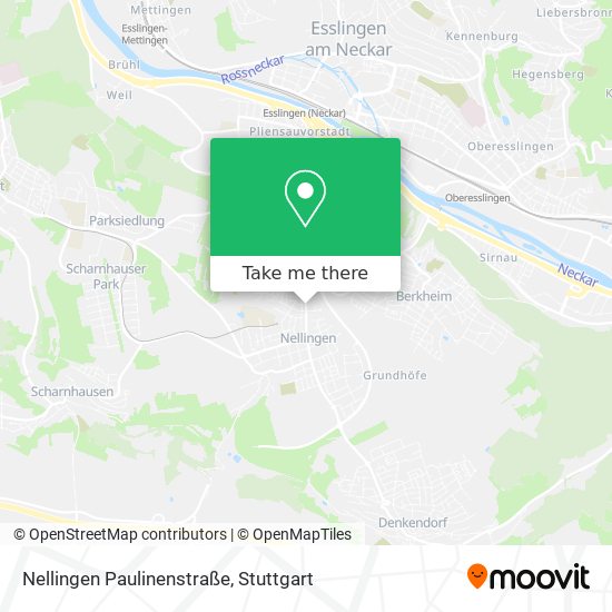 Nellingen Paulinenstraße map