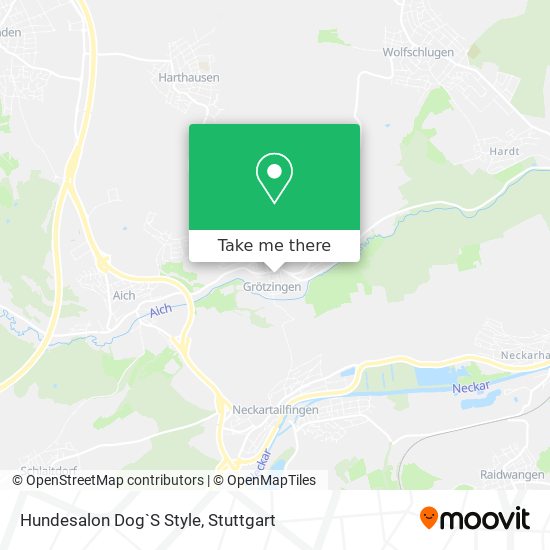 Hundesalon Dog`S Style map