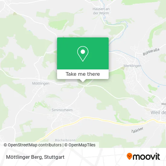 Карта Möttlinger Berg