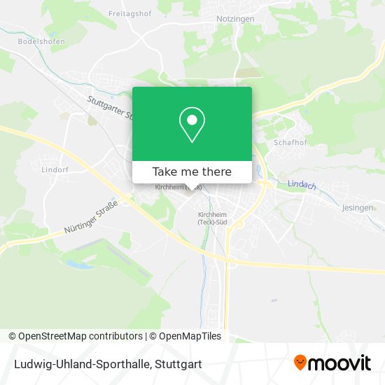 Ludwig-Uhland-Sporthalle map