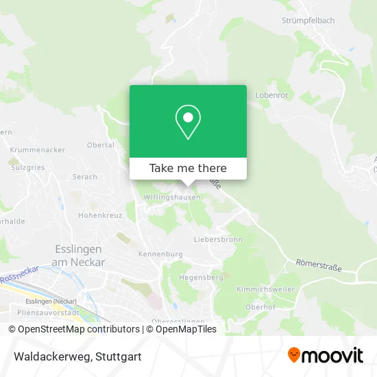 Карта Waldackerweg