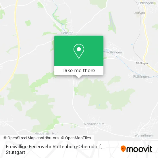 Карта Freiwillige Feuerwehr Rottenburg-Oberndorf