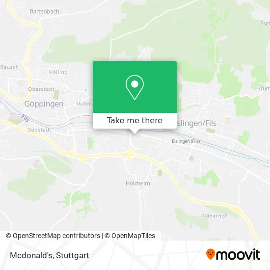 Карта Mcdonald's