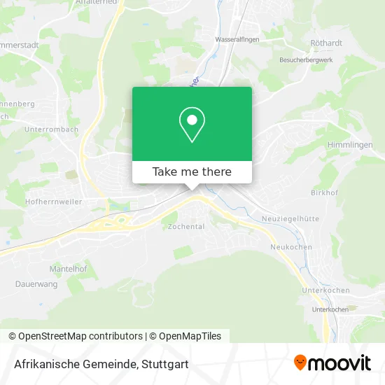 Карта Afrikanische Gemeinde