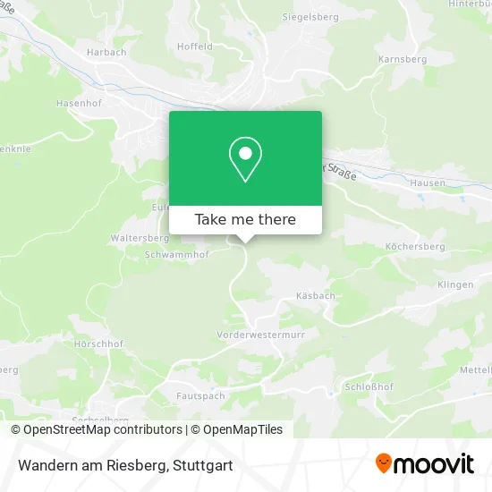 Карта Wandern am Riesberg