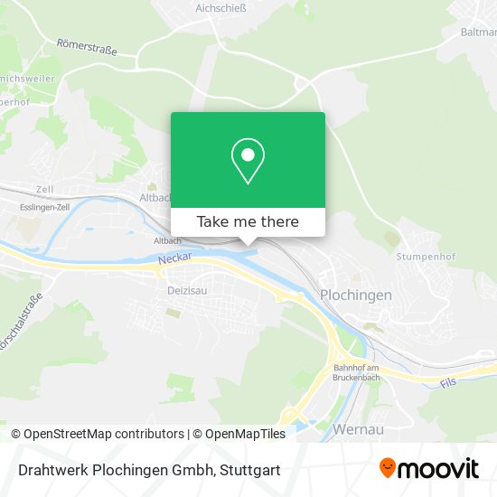 Карта Drahtwerk Plochingen Gmbh