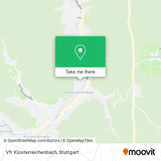 Карта Vfr Klosterreichenbach